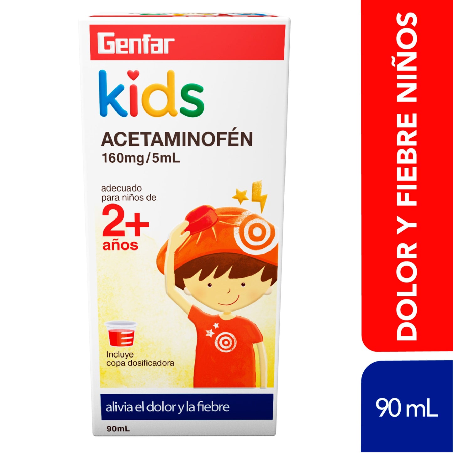Acetaminofén Kids 160 mg 90 ml gF