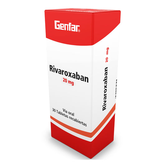 Rivaroxaban 20 mg 30 Tbs gF (p)222960