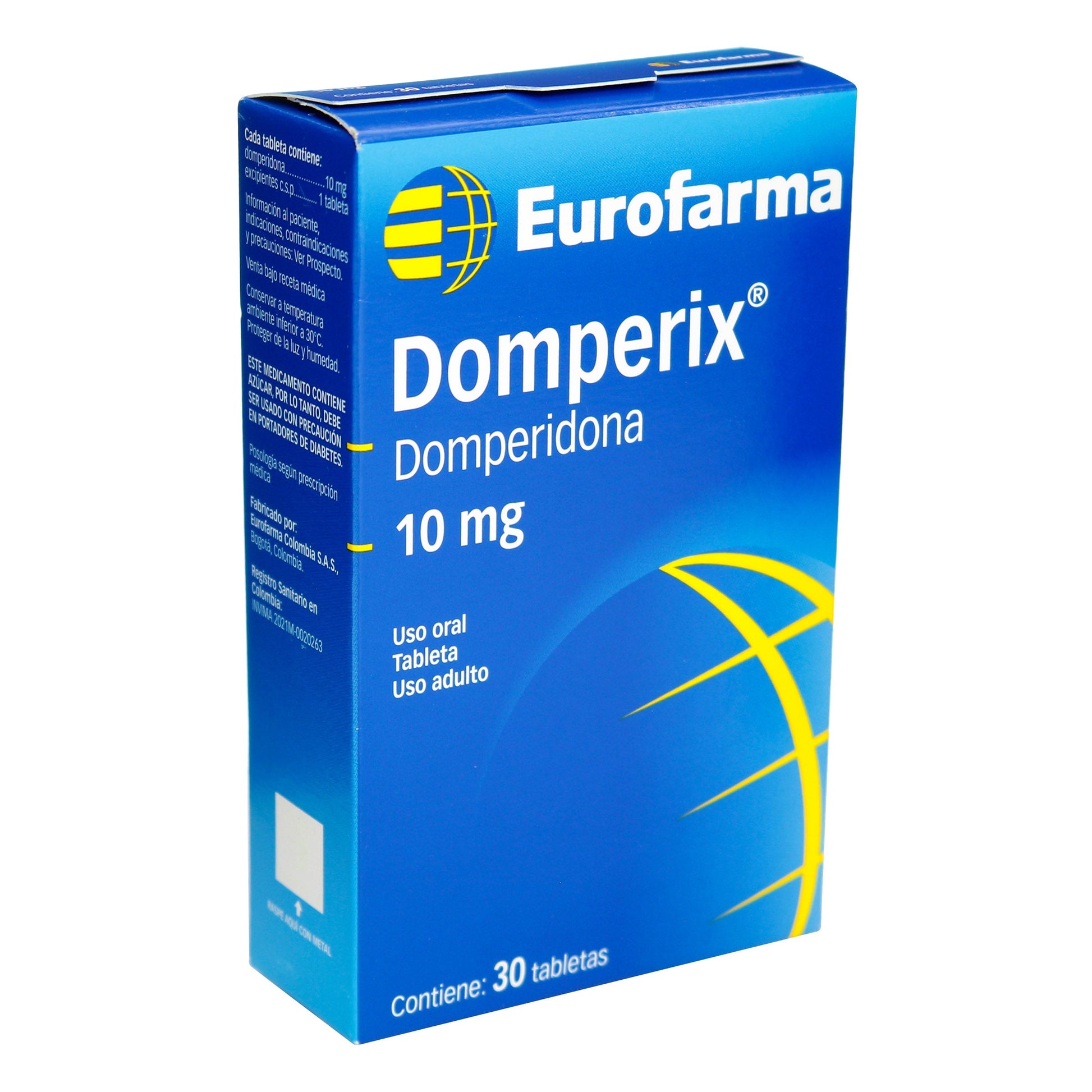 Domperidona 10 mg X 30 Tableta