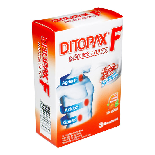 Ditopax F 25 Tabletas
