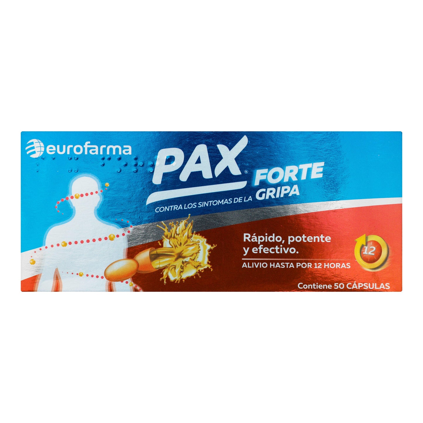 Pax Forte 400 mg 50 Cápsulas