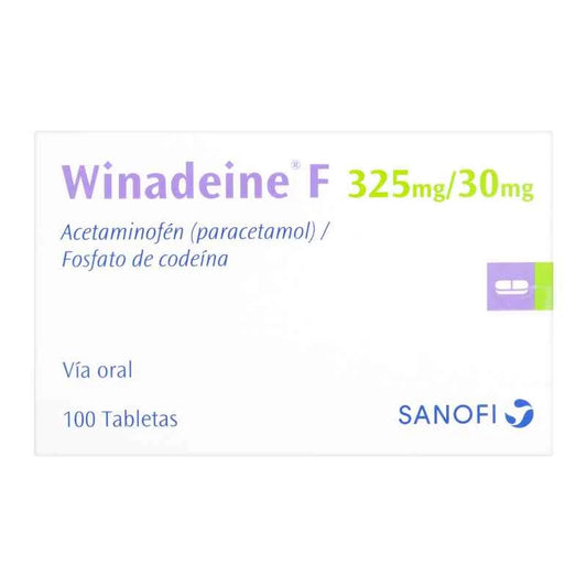 Winadeine F 325/30 Miligramos 100 Tabletas