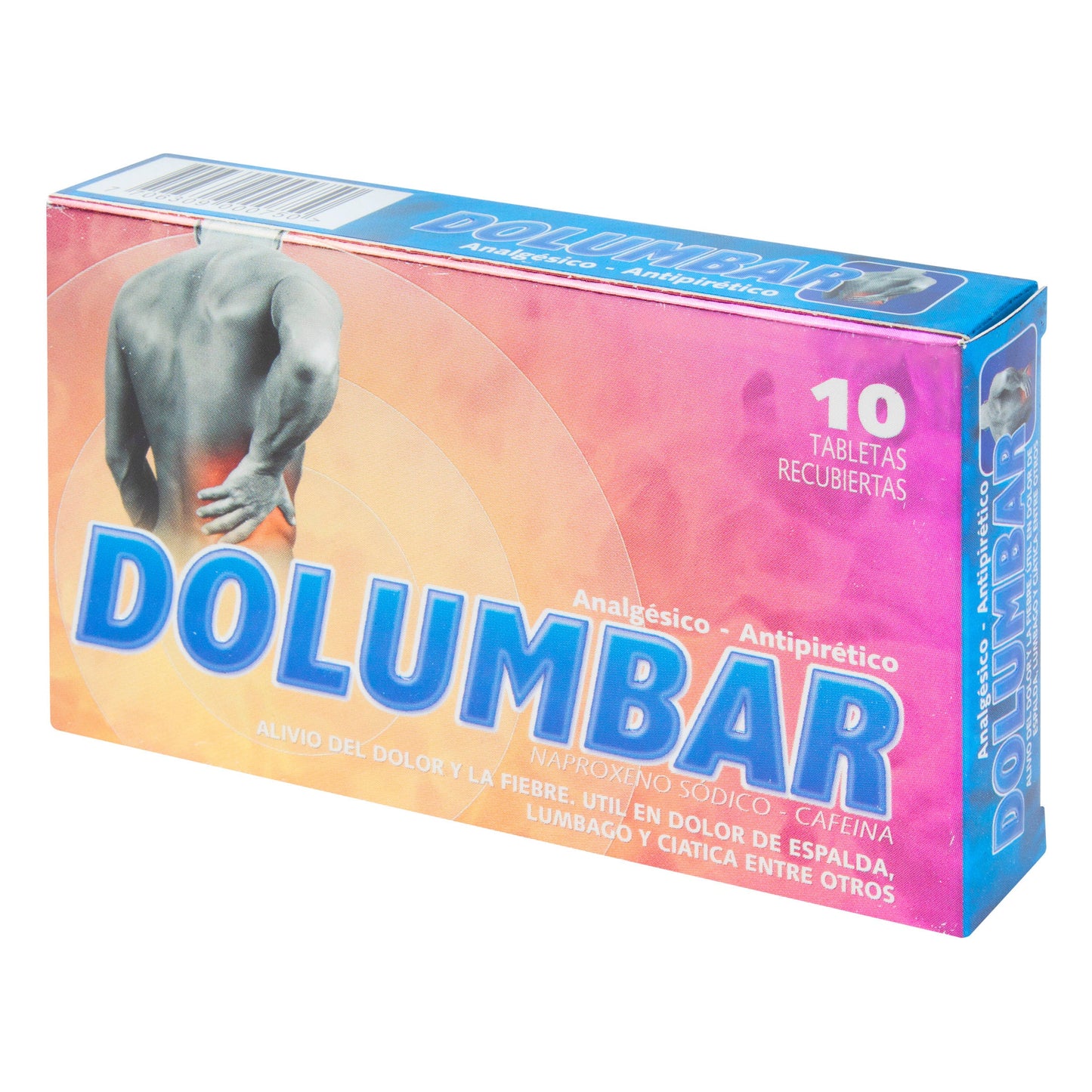 Dolumbar 220 mg+50 mg Cafeína 10 Tbs