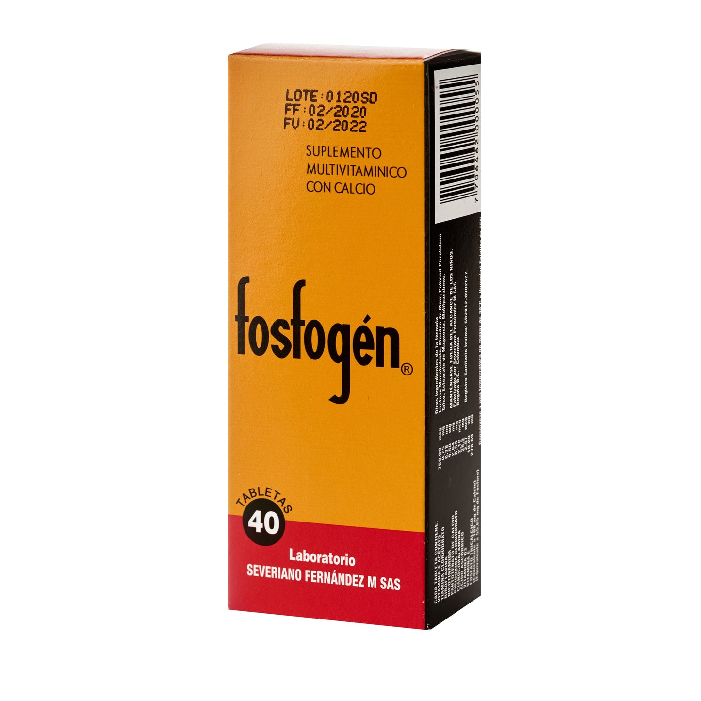 Fosfogen 40 Tabletas