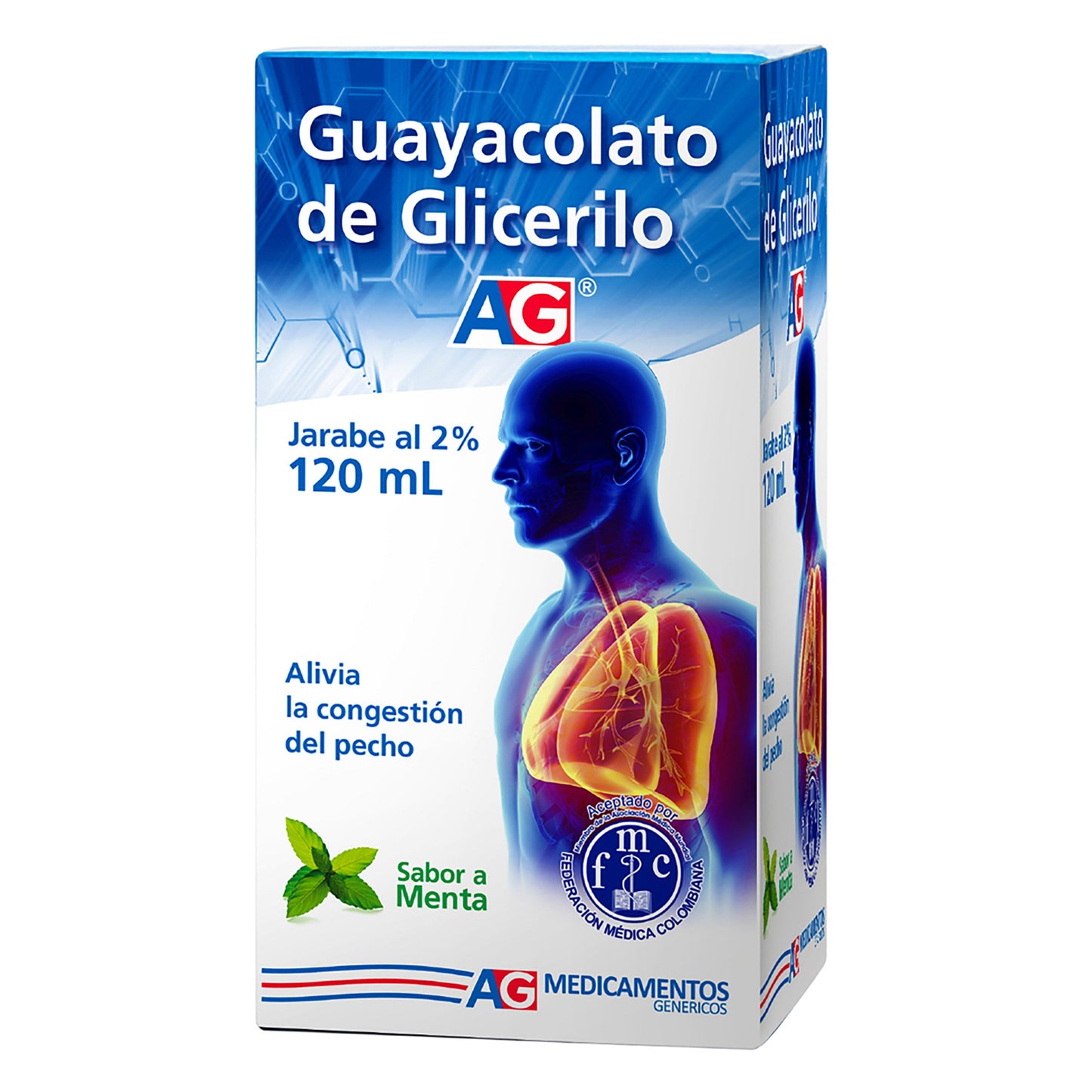 gUAYACOLATO De gLICERILO 120 ml Ag