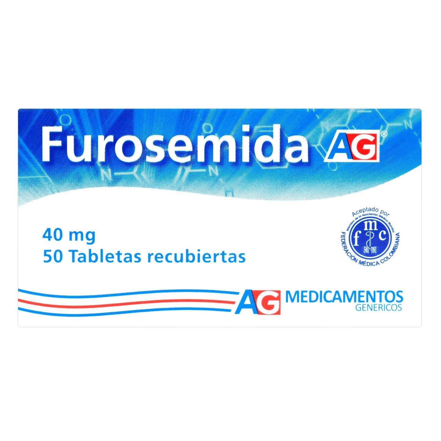 Furosemida 40 mg 50 Tabletas Ag