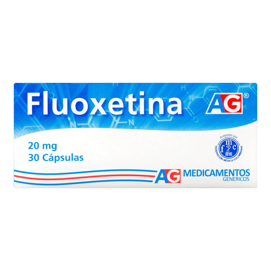 Fluoxetina 20 mg 30 Cápsulas Ag