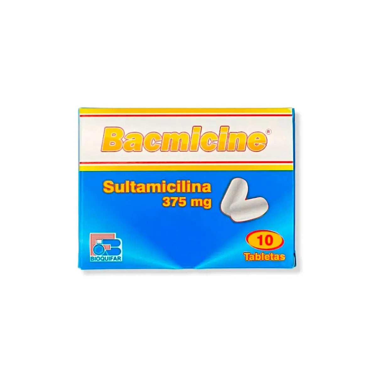 Bacmicine 375 mg /10 Tabletas