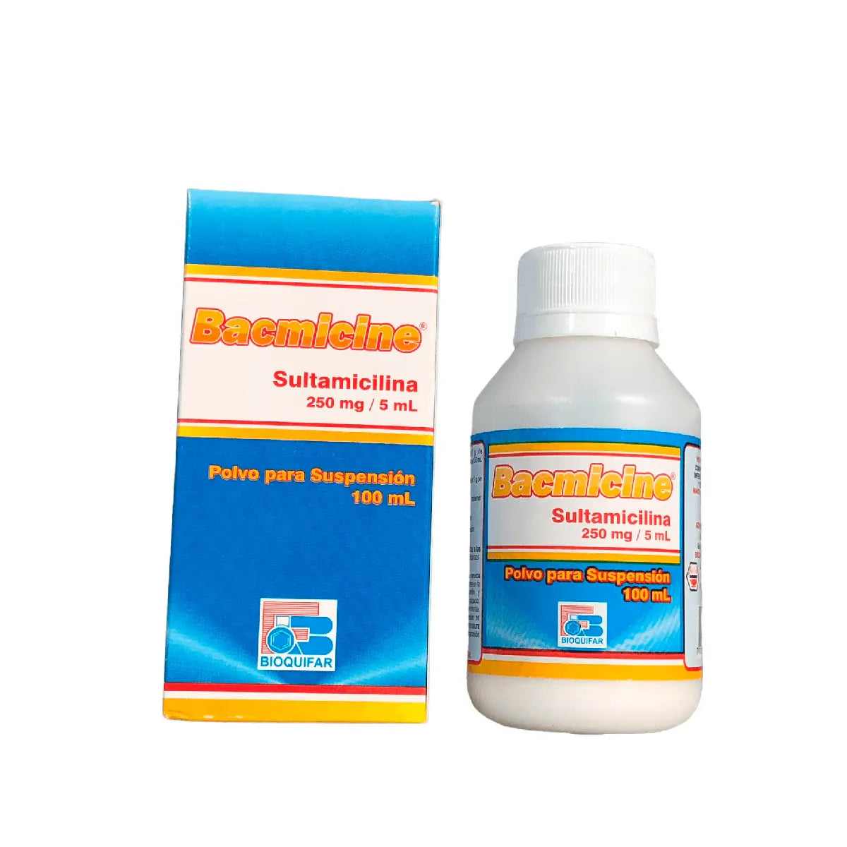 Bacmicine Sultamicilina 250 mg/5ML 100 M