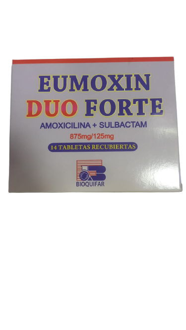 Eumoxin Duo Forte 875/125*14 Tabletas