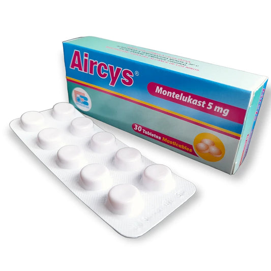 Aircys Tabletas 5 Miligramos Caja Por 30 Unidades