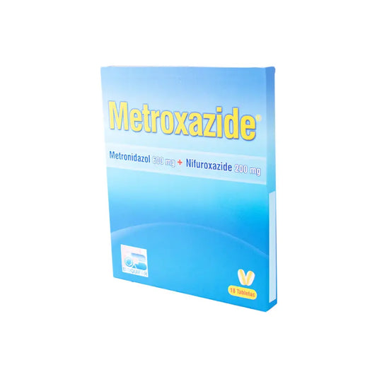 Metroxazide 600/200 mg 18 Tabletas Cja