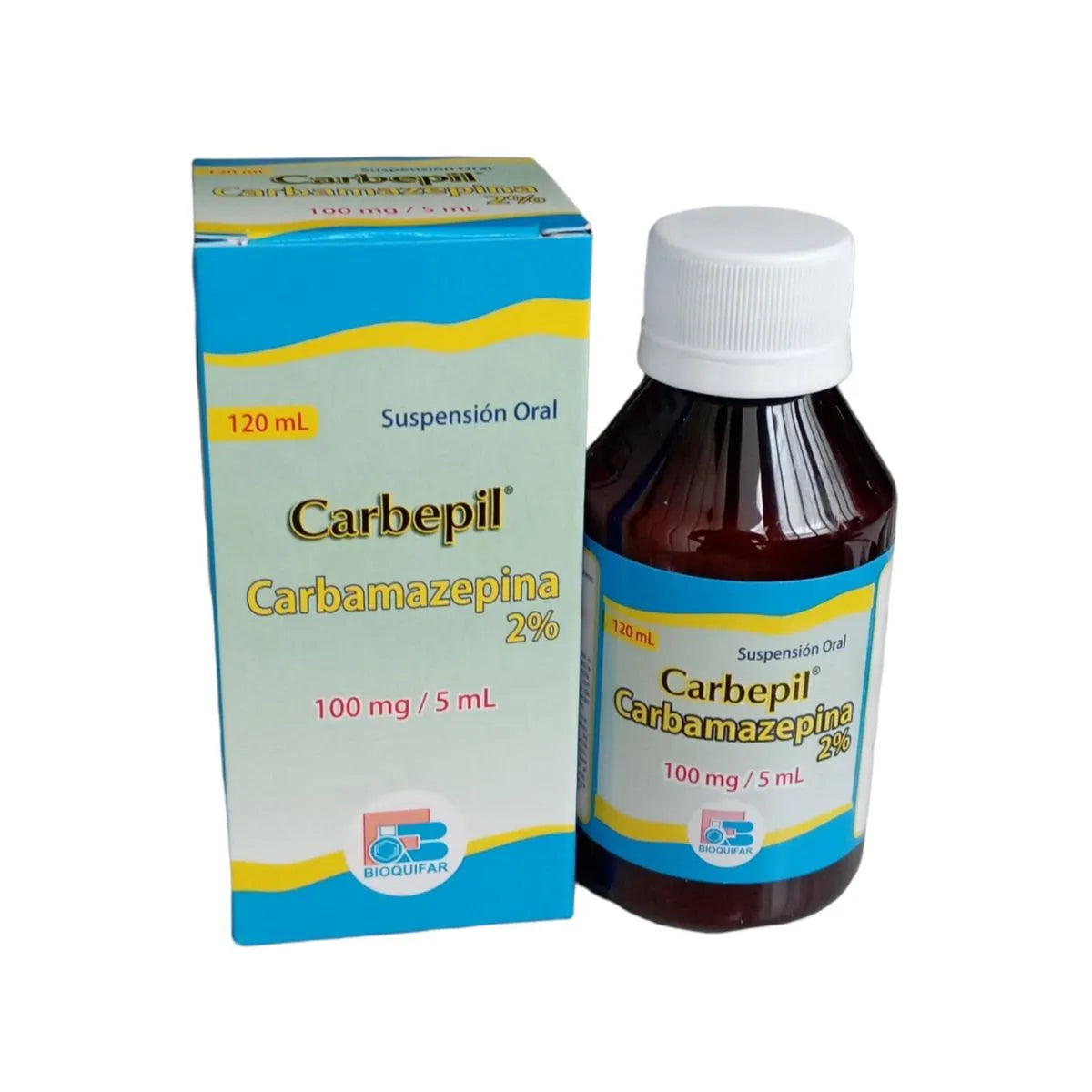 Carbepil Carbamazepina 2% Suspensión 120 ML