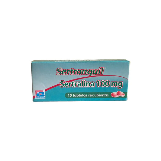 SertralinaNQUIL 100 mg Tableta Caja X 10