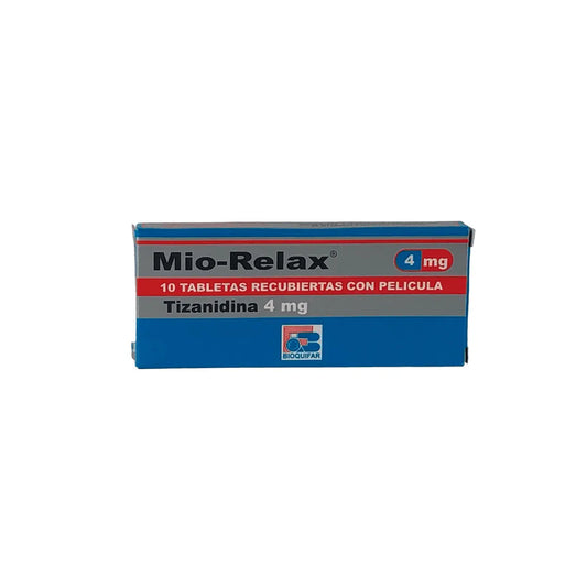 Mio- Relax 4 mg 10 Tabletas