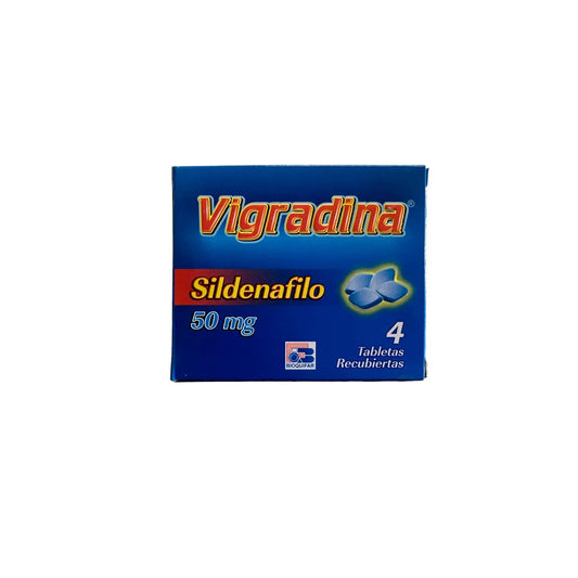 Vigradina 4 Tabletas 50 mg