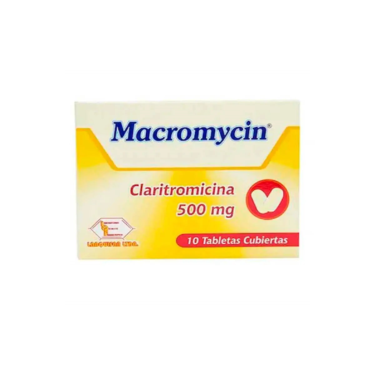 Macromycin 500 mg 10 Tabletas