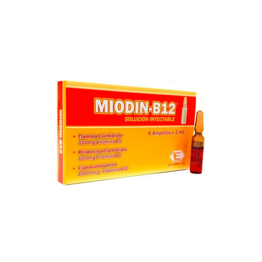 Miodin - B12 Ampollas X 2 ml 6 Uds