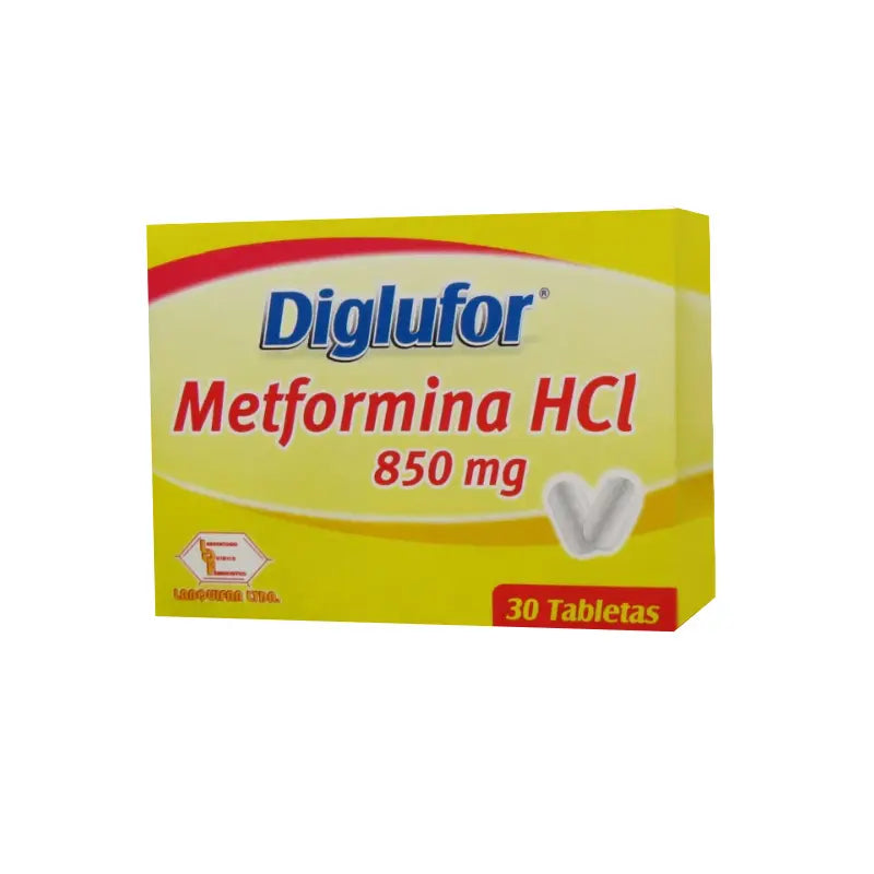 Diglufor 850 mg 30 Tabletas