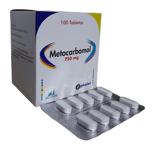 Metocarbamol 750 MG X 100 TAB Anglo