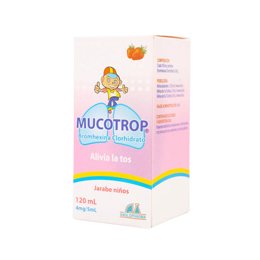 Mucotrop Bromhexina Niños 120 Mililitros