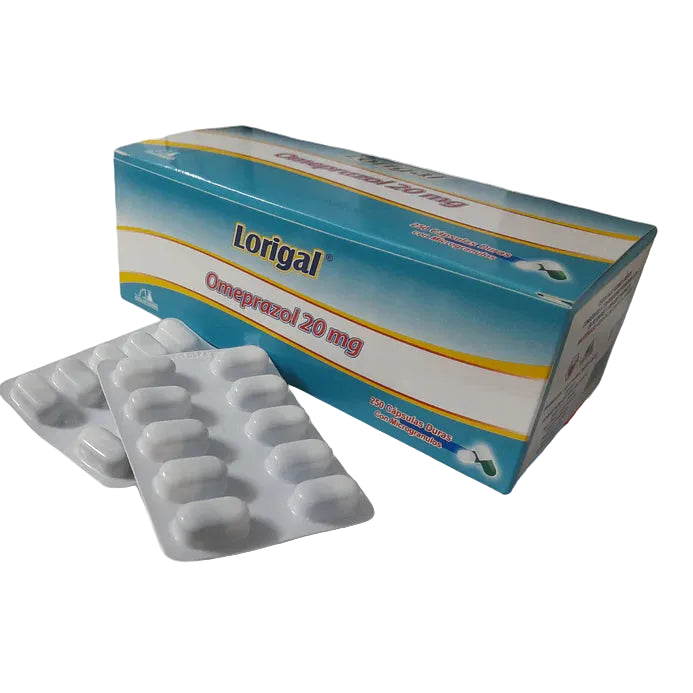 Lorigal Omeprazol 20 MG X 250 Cápsulas