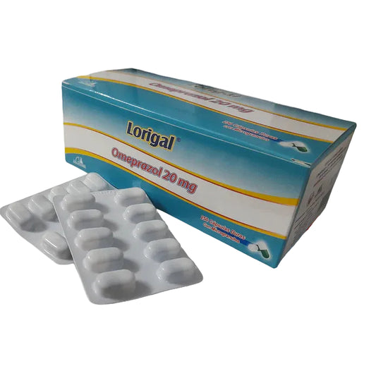 Lorigal Omeprazol 20 MG X 250 Cápsulas
