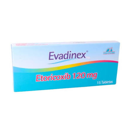Evadinex Etoricoxib 120 MG 15 Tabletas