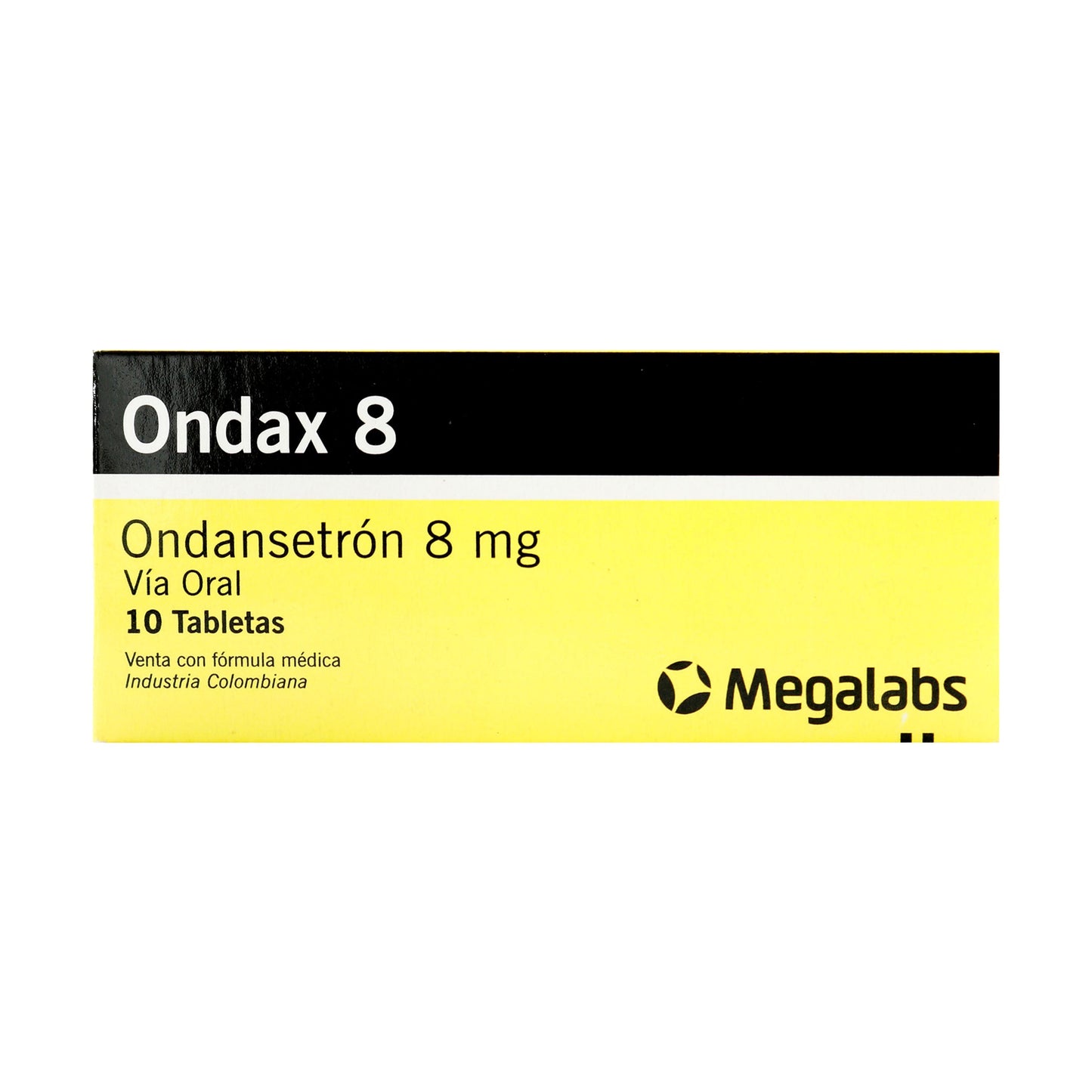 Ondax Ondansetron 8 mg 10 Tabletas