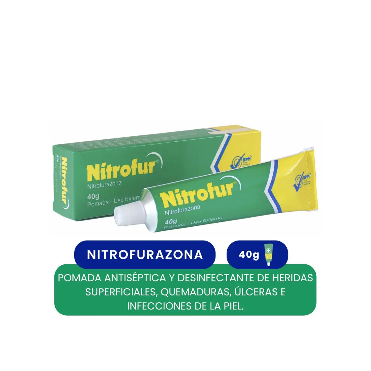 Nitrofur Crema Tubo X 40 Gramos