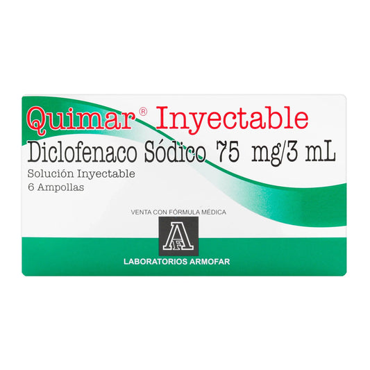 Quimar Inyectable 6 Ampollas