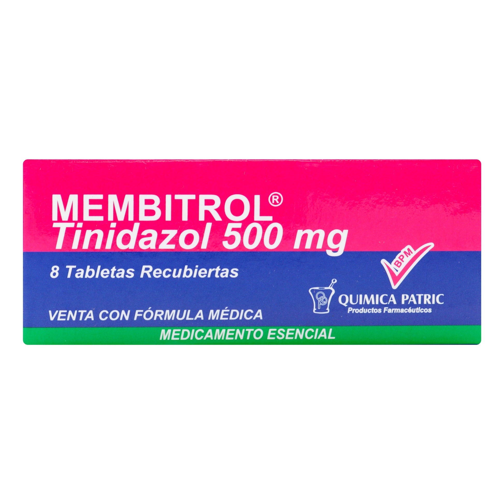 Membitrol 500 Miligramos 8 Tabletas