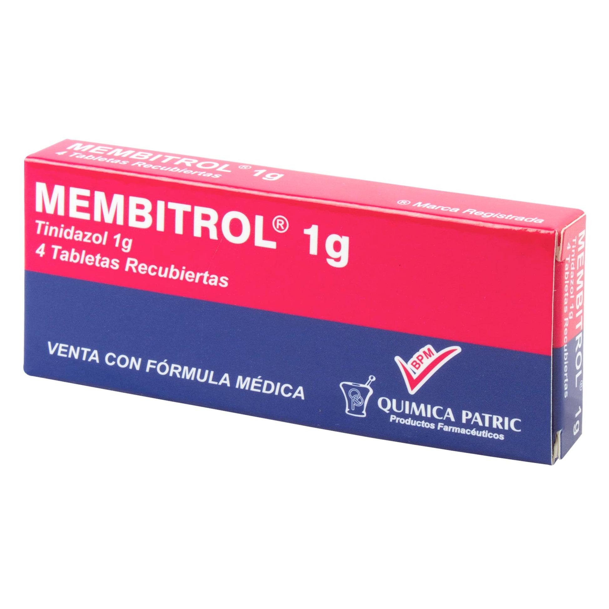 Membitrol 1 Gramo 4 Tabletas