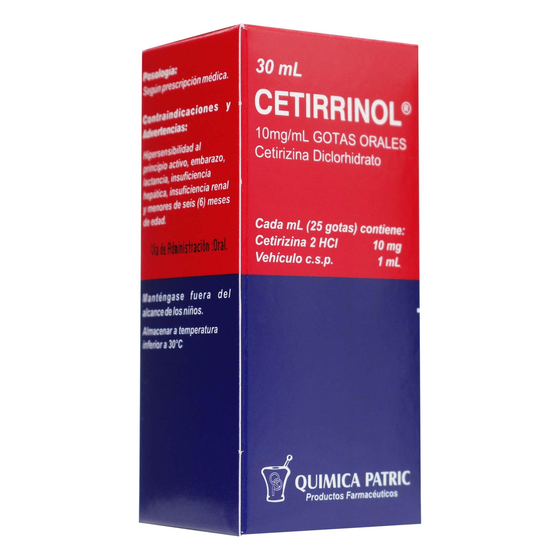 Cetirrinol Gotas 30 ml