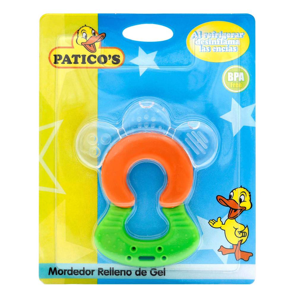 Mordedor Llama Dientes Gel Patitos