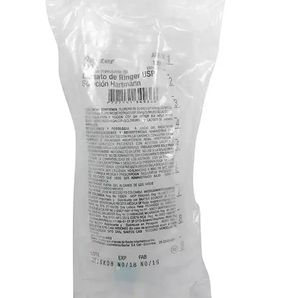 Inye.lactato De Ringer 1000 ml Arb2324