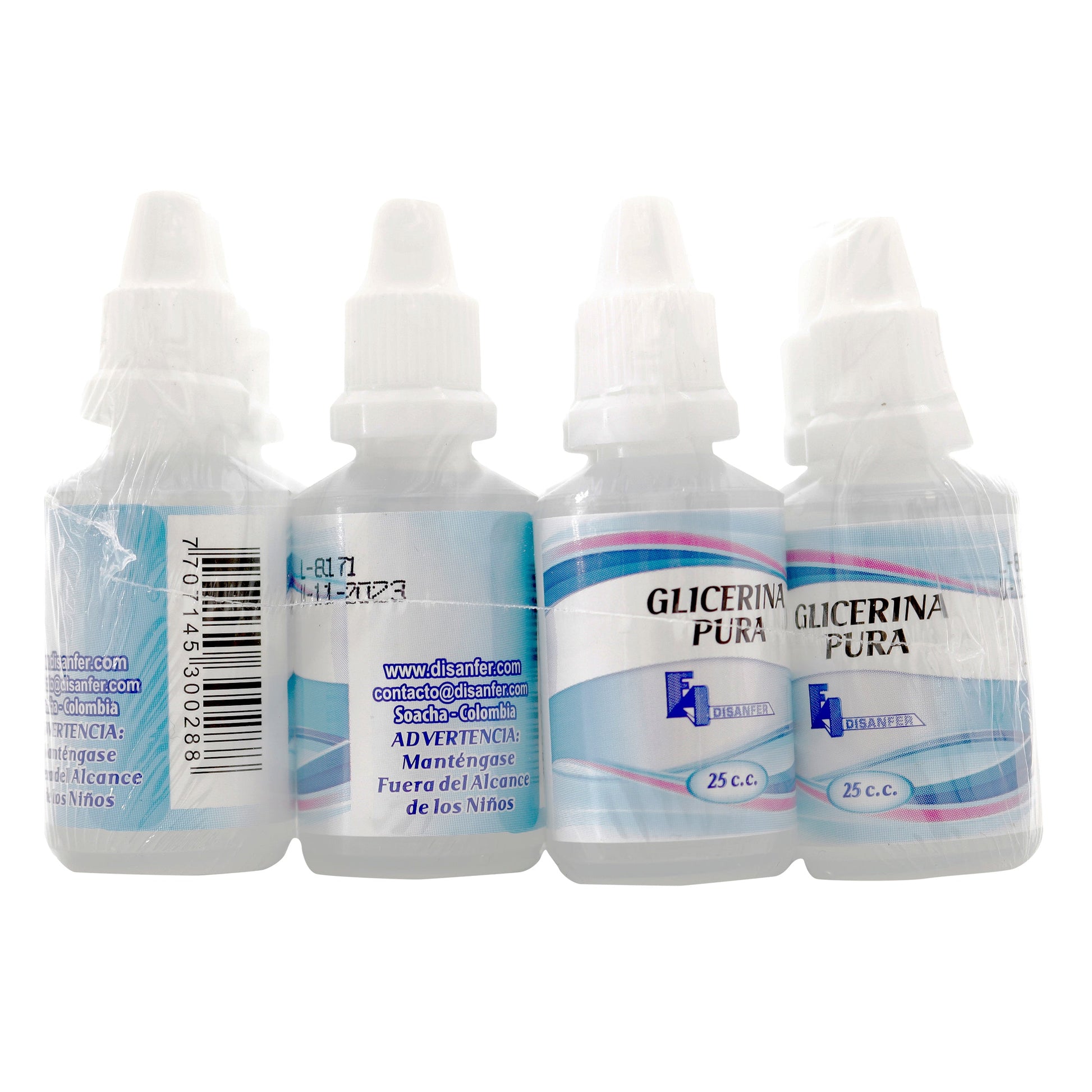 gLICERINA Pura 12 Uds 25 ml Disanfer