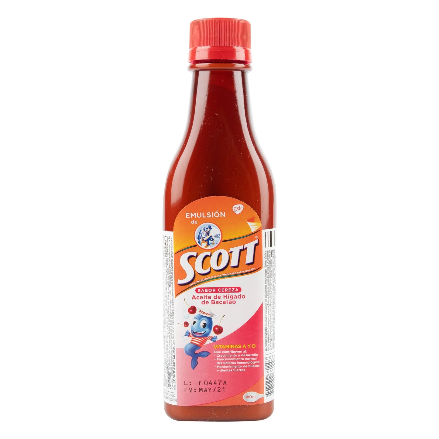 Emulsion SCOTT Cereza 180 ml
