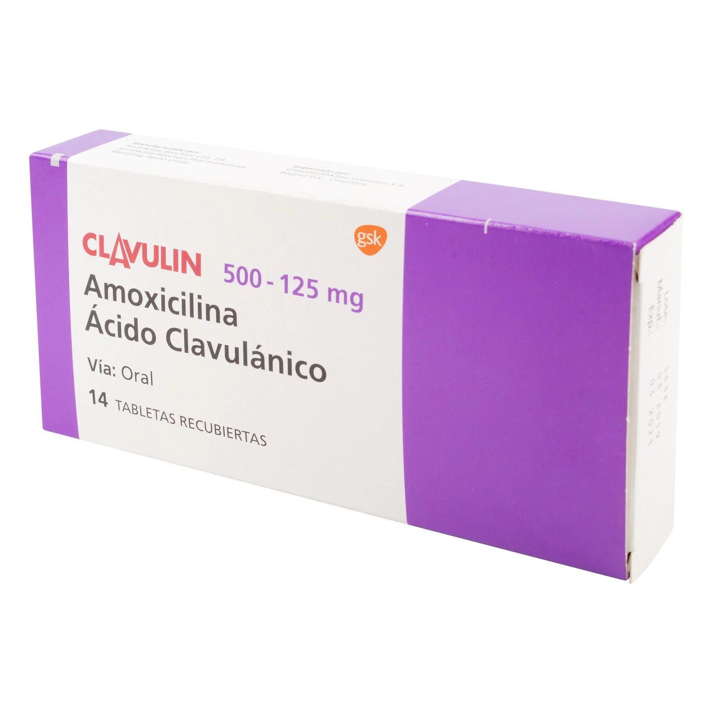 Clavulin 500 mg 14 Tabletas (m)