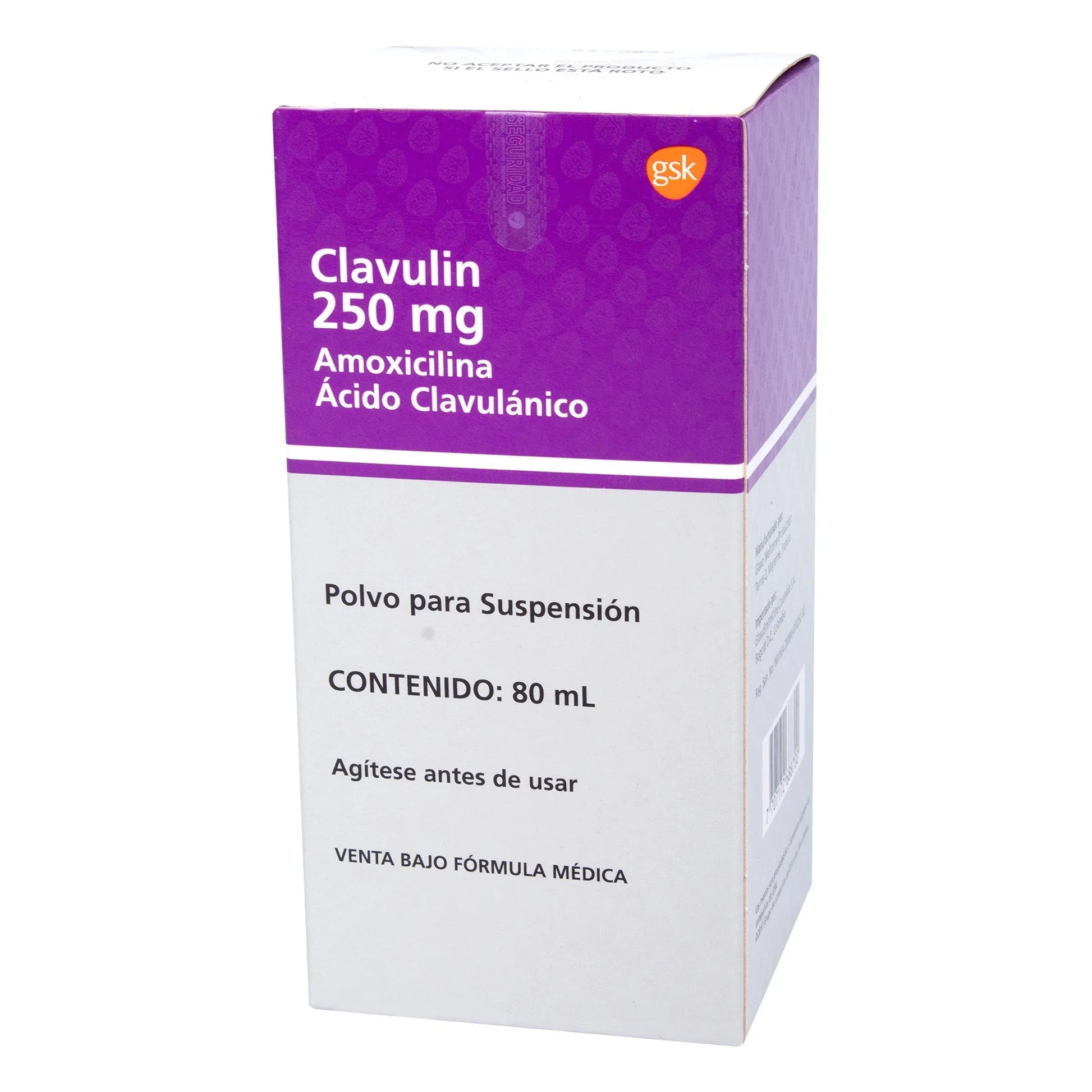 Clavulin 250 mg Suspensión 80 ml(3%+)