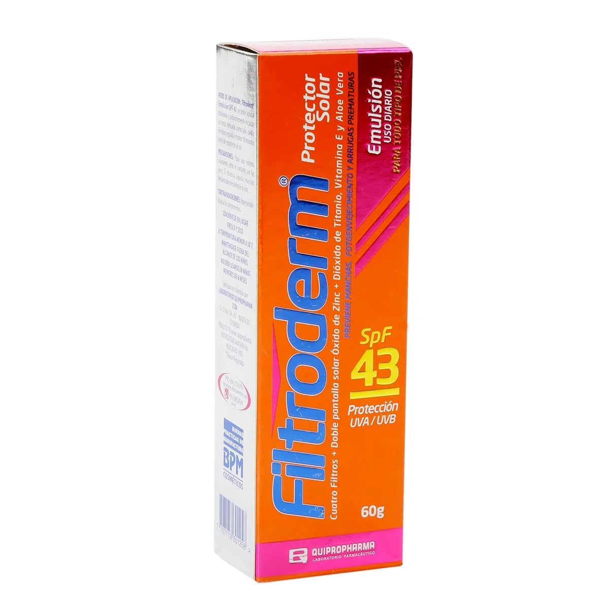 filtroderm-emulsion-spf-43-tubo-60-gramos