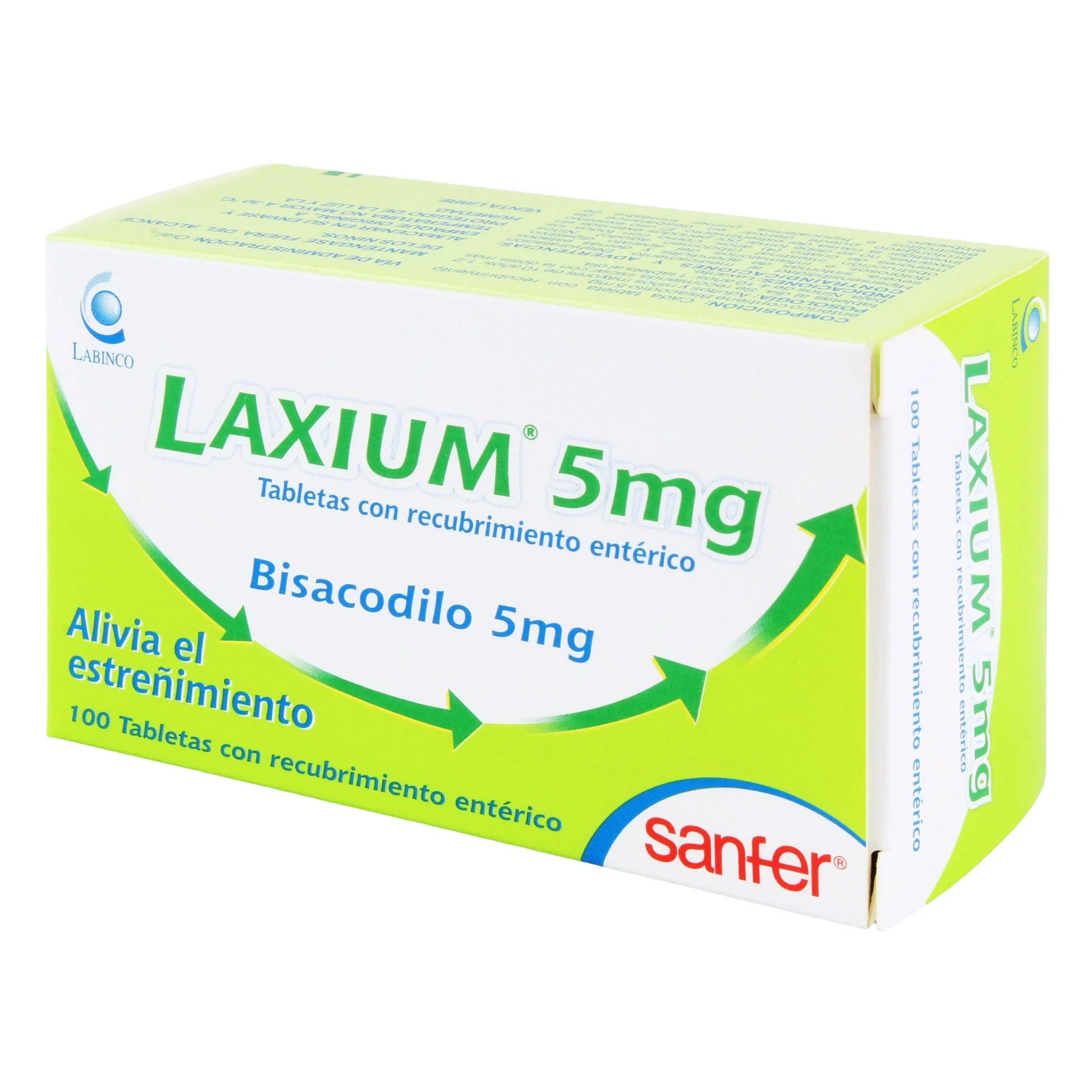 Laxium 5 mg 100 Tabletas
