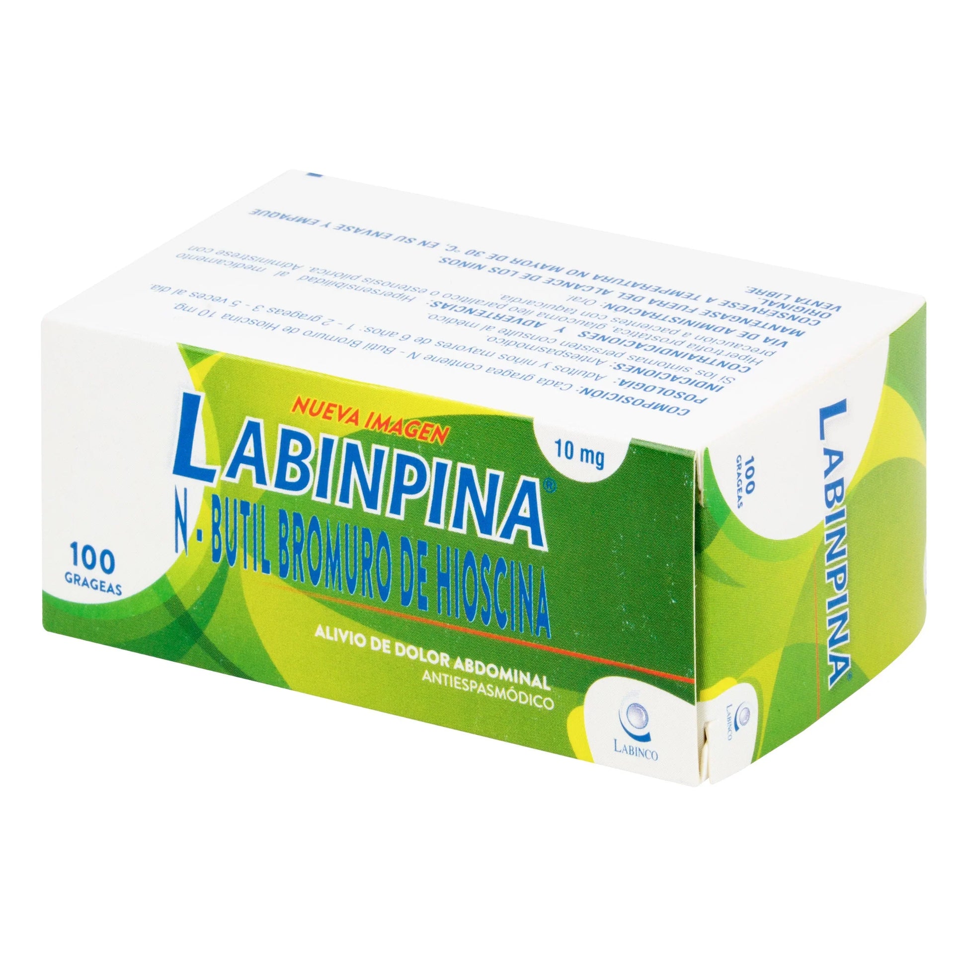 LabialNPINA 10 mg 100 Tabletas
