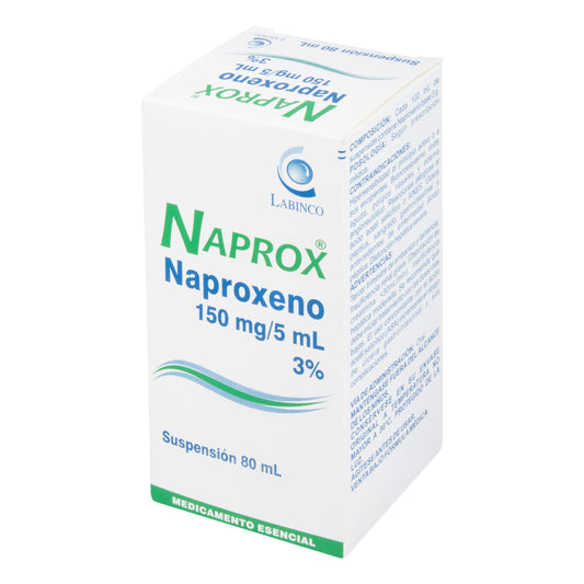 Naproxeno 150 mg Suspensión 80 ml