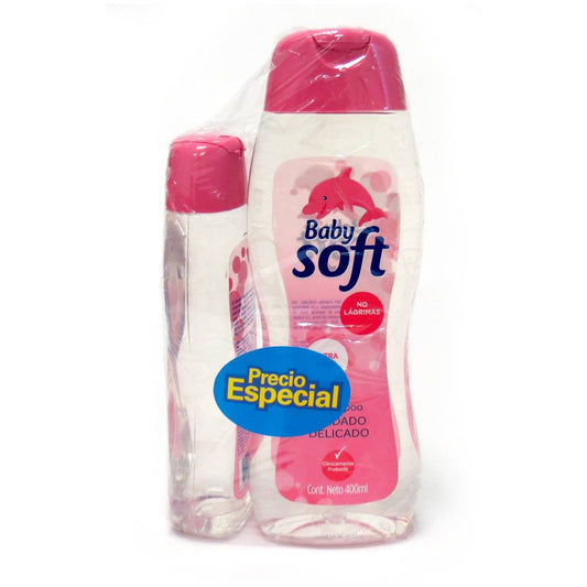 Champú Baby Soft Cuidado Delicado 400 ML + 200 ML