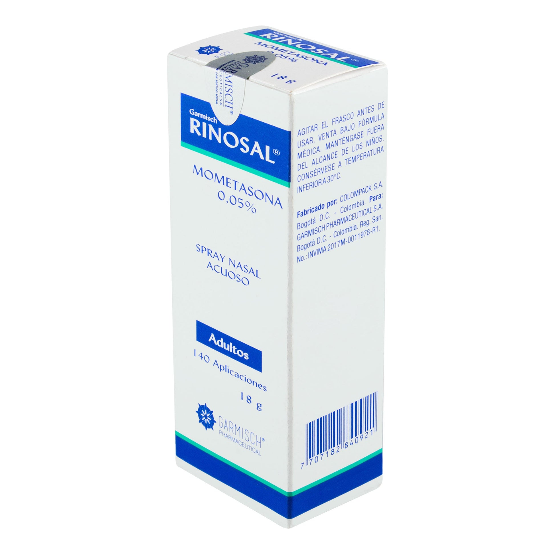 Rinosal gARMISCH Spr Adu.18gr 140 Aplicador