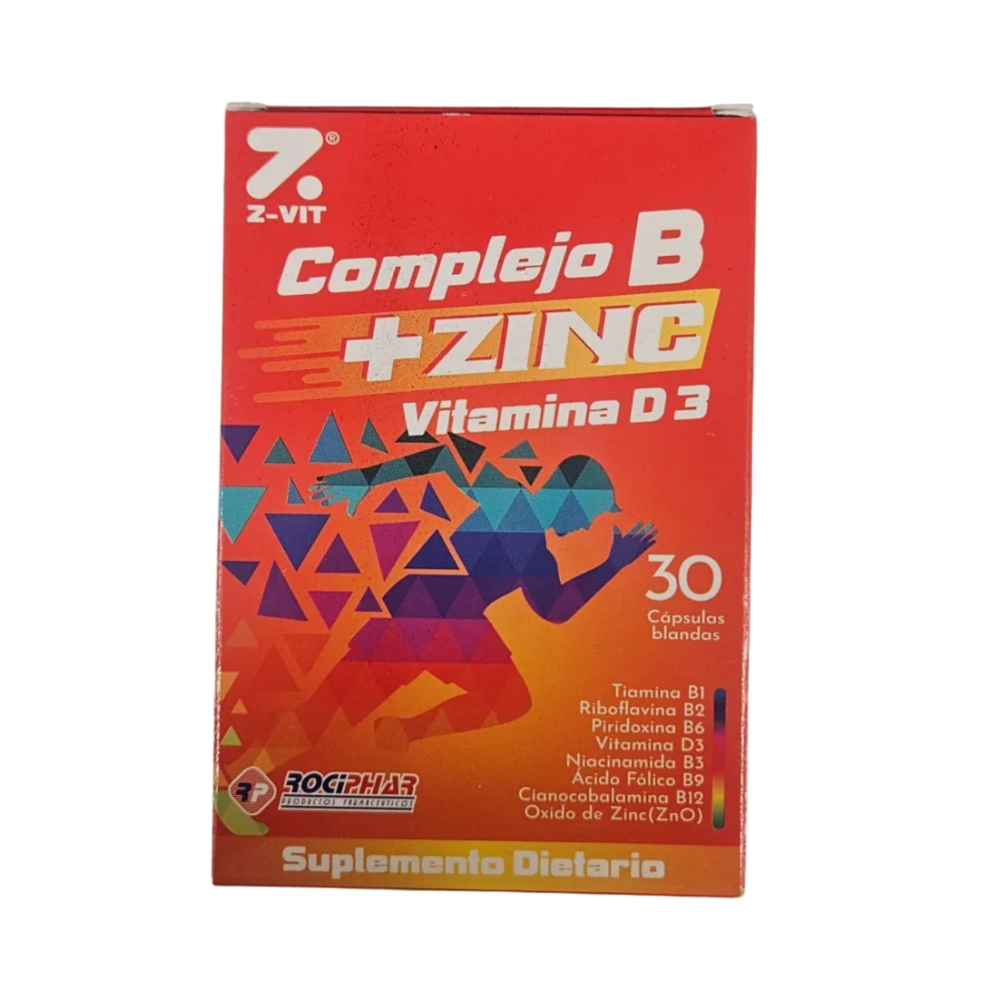 Complejo B + Zinc Vitamina D3 X 30 Cápsulas