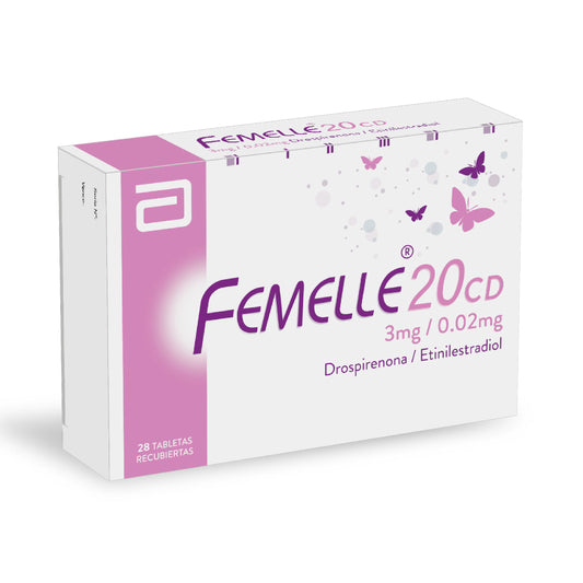 Femelle 20 Cd 28 Tabletas (m)(pb)