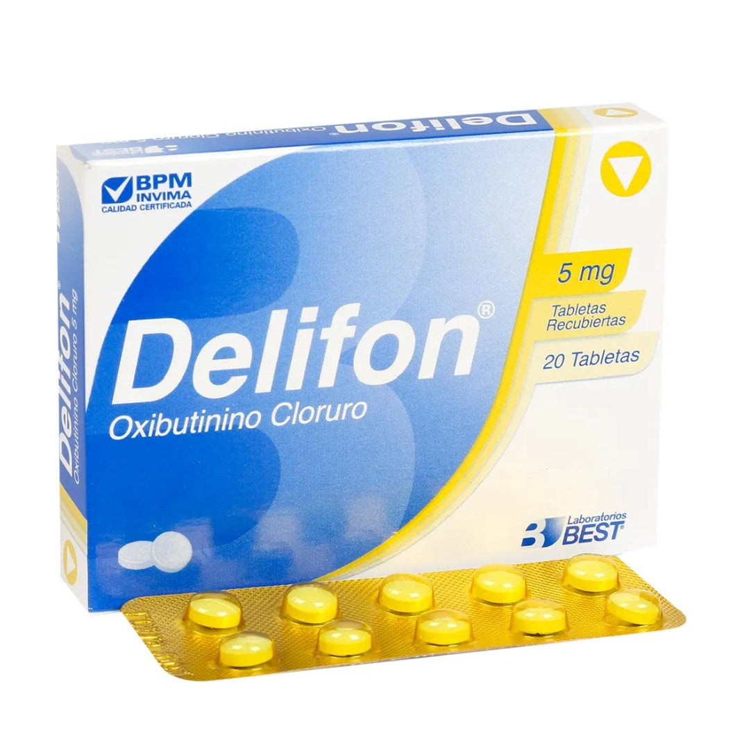 Delifon 5 Miligramos 20 Tabletas