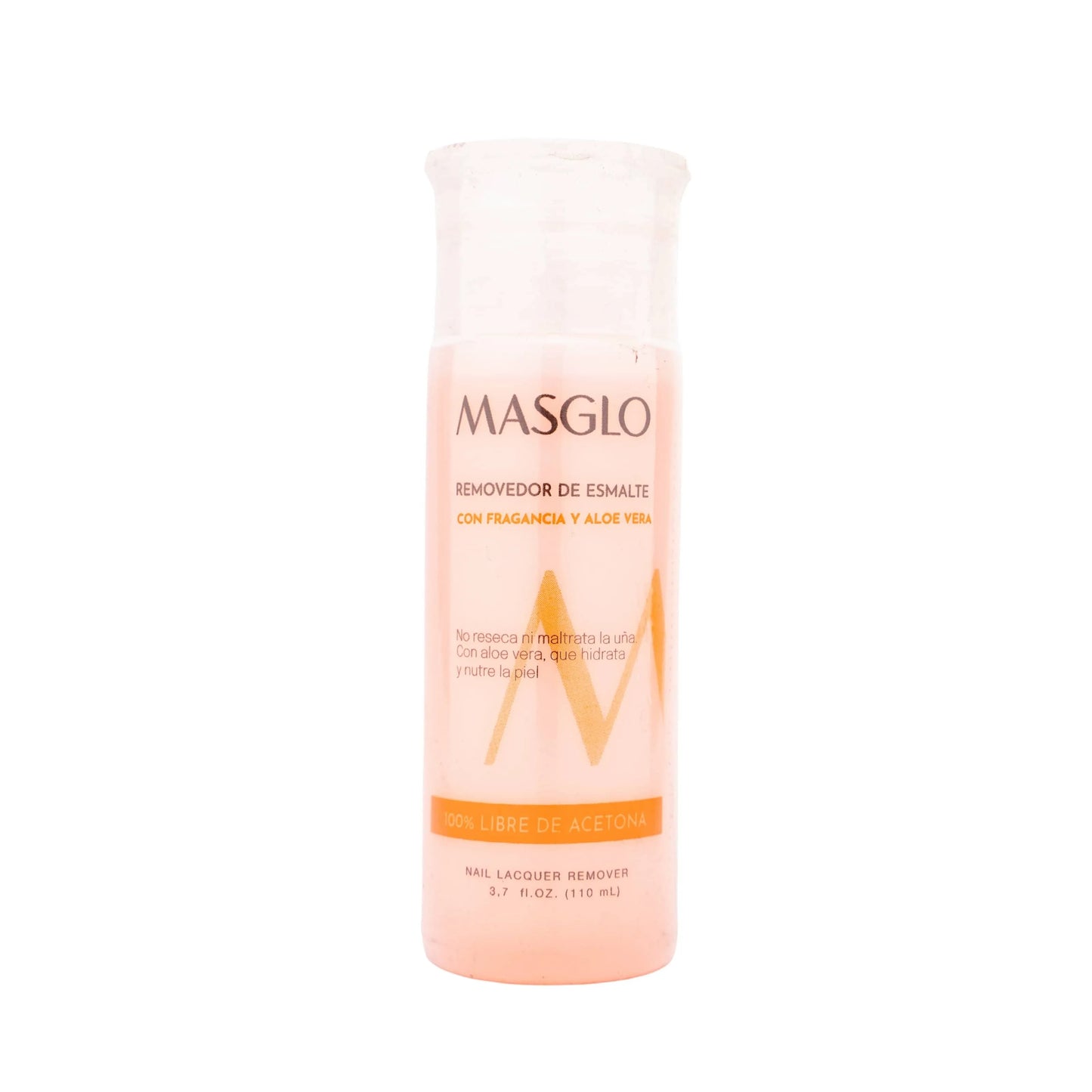 Masglo Removedor De Esmalte Con Fragancia Y Aloe Vera 110 ML